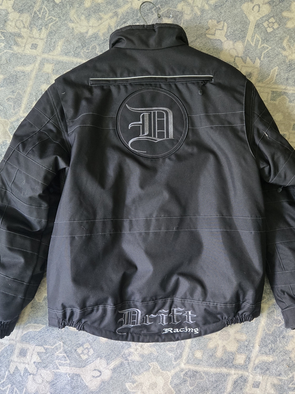 Drift Racing Black Men’s Racing Snowmobile Jacket - Picture 3 of 3